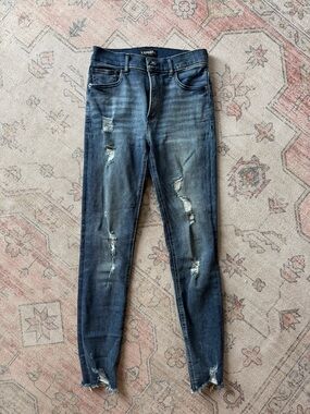 Express High Rise Skinny Jeans - Size 2